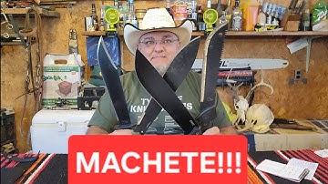 WHAT IS MY TOP 4 MACHETES??? #knifestuffwedo #outdoorskills #bushcraft #survival #edc 