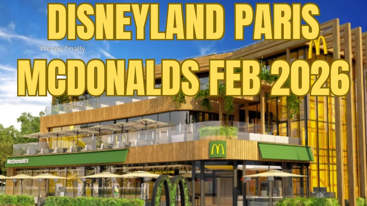 Hello New McDonalds! 🍔 | Disney Village | 4K | Disneyland Paris 