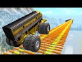 Beamng drive  air speed bumps crashes