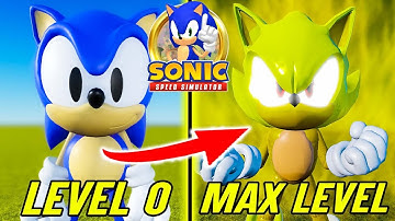 HOW TO LEVEL UP FAST! (ROBLOX SONIC SPEED SIMULATOR)