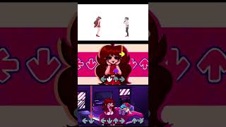 FNF BF &amp; GF Heartbeat Moment ❤️ | FNF Love Mods #shortsviral