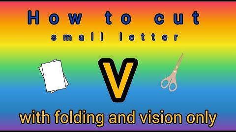 Short video tutorial how to cut small letter "v". #shorttutorial #cuttingskills #diyideas