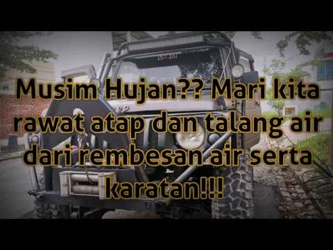 Modifikasi dan  Cara merawat atap  serta talang air yang bocor  Suzuki Jimny Katana YouTube