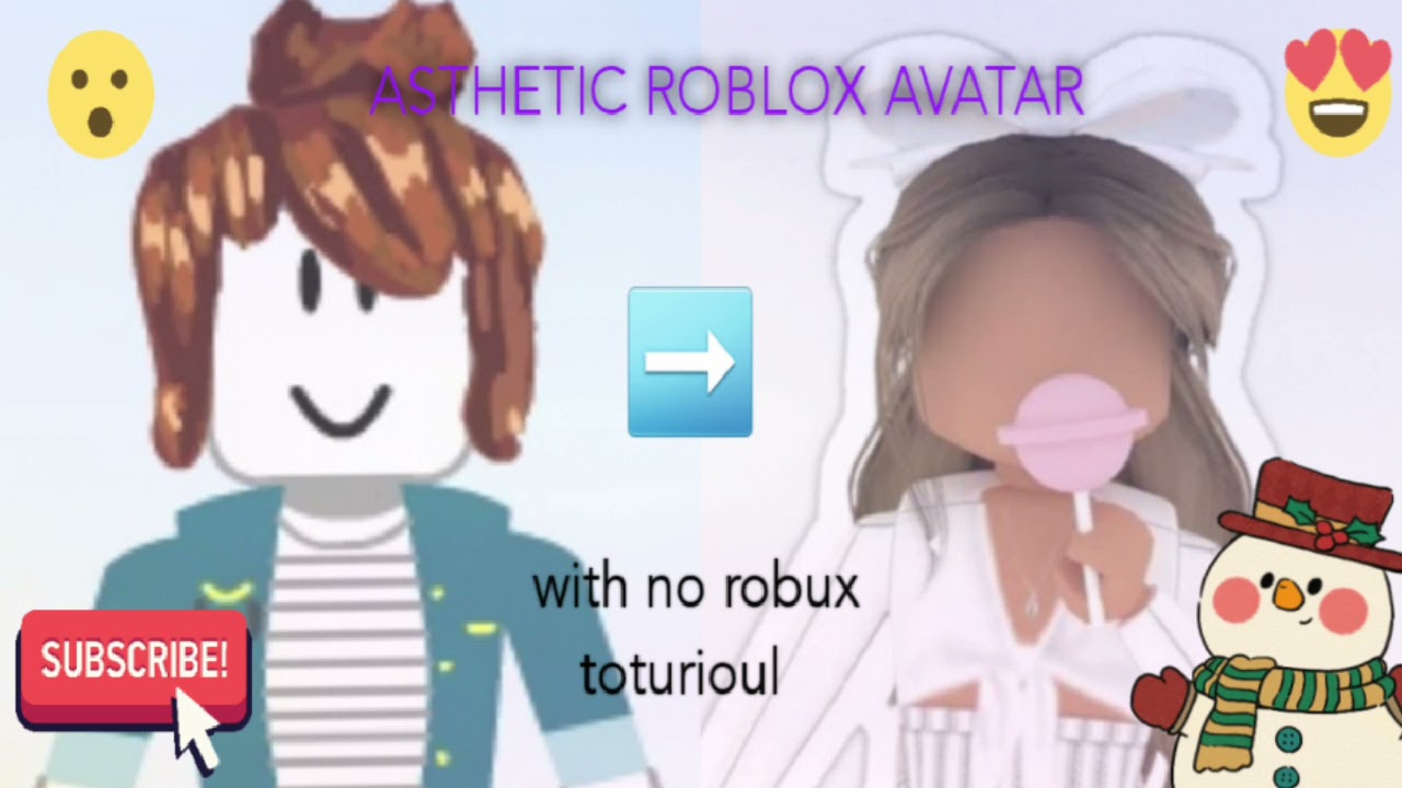 how to make a asthetic roblox avatar without any robux🤔 - YouTube