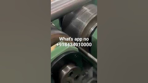 how to make high-quality thread on thread rolling machine for threaded rod thread bar production