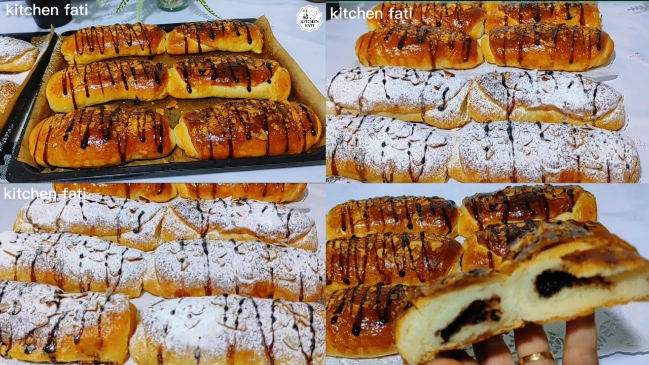 دائما مع السهل والسريع 👌فطائر بعجينه سحرية خفيفة هشيشة ميني باكيط بالشكلاط