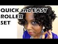 Quickest and Easier Natural Hair Roller Set