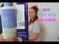 HAIR DYE DIY TIME ION PERMANENT BRIGHTS PURPLE REVIEW