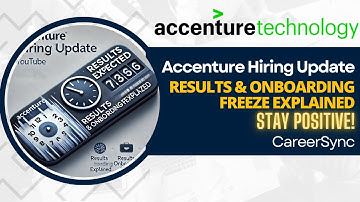 Accenture Hiring Updates: Results, Onboarding Freeze & Key Details | Stay Informed!