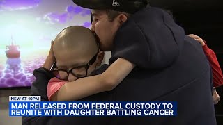 Father detained by immigration agents in Niles released, reunited with teen daughter fighting cancer