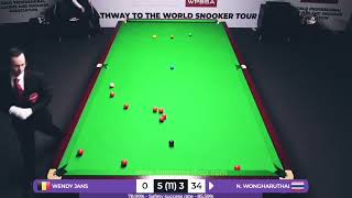 snooker แชมป์โลกหญิงของไทยคนแรก น้องมิ้งค์ สระบุรี สุดยอดจริงๆ