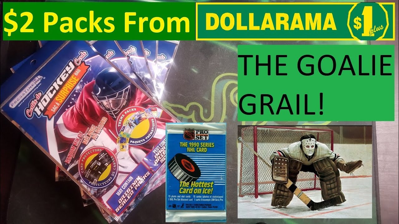 Loaded with Goalies! Opening Dollarama's 2 Hockey Packs YouTube