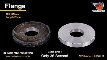 Flange |Model 6100-LM RealTech CNC Machine VD-180
