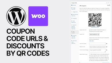 How To Create Coupon Code URLs and Discounts by QR Codes in WordPress & WooCommerce For Free? 🏷