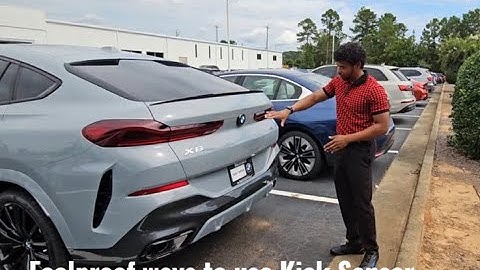 BMW Tutorial -  How to always guarantee kick sensor opens lift gate on BMW SUV