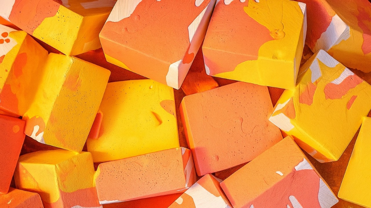 ASMR Gym Chalk Crush Part 5 | Is This Candy or Chalk? 🍬 (The Blocks Almost Took My Life)