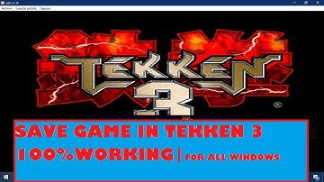 How to save game in TEKKEN 3 PC |100% Working|for all Windows|