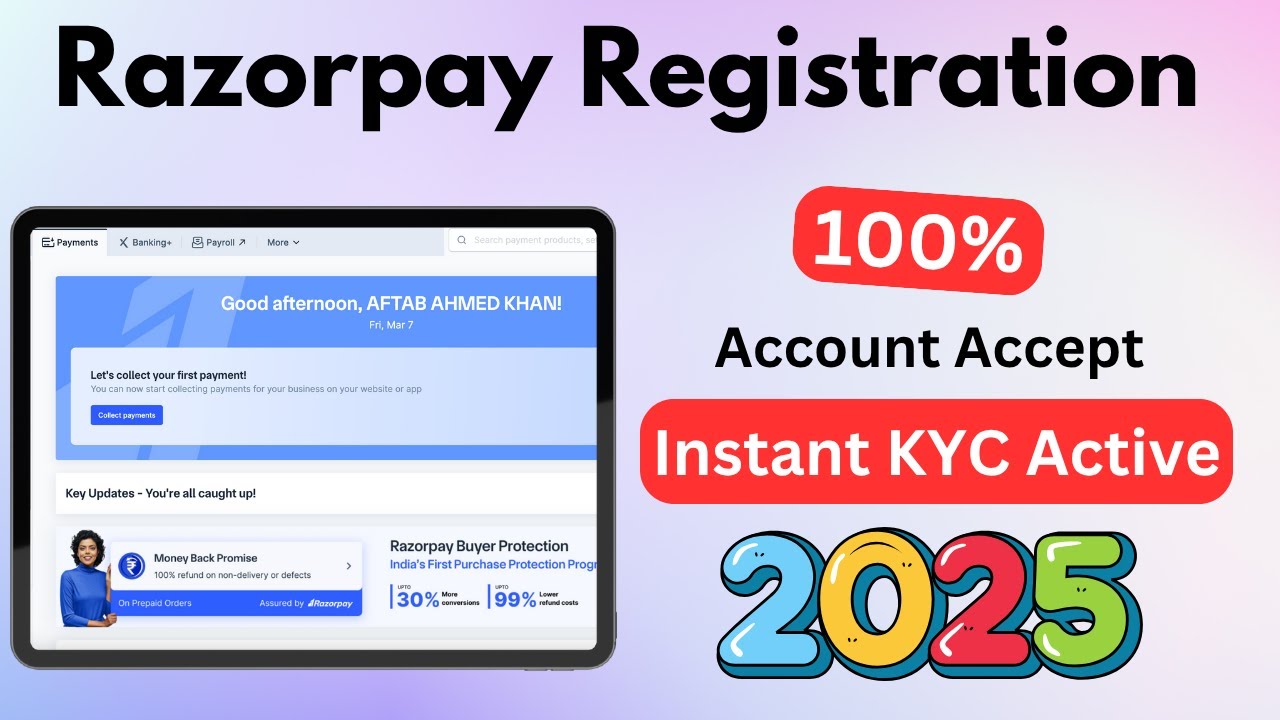 Razorpay Account Kaise Banaye 2025 | Full Setup Guide Step by Step ...