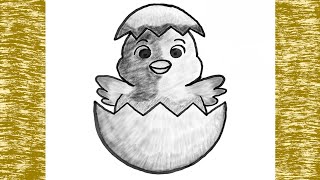 How to Draw an Adorable Chick Hatching from an Egg in Procreate 🐣 | Easy Drawing Tutorial screenshot 5