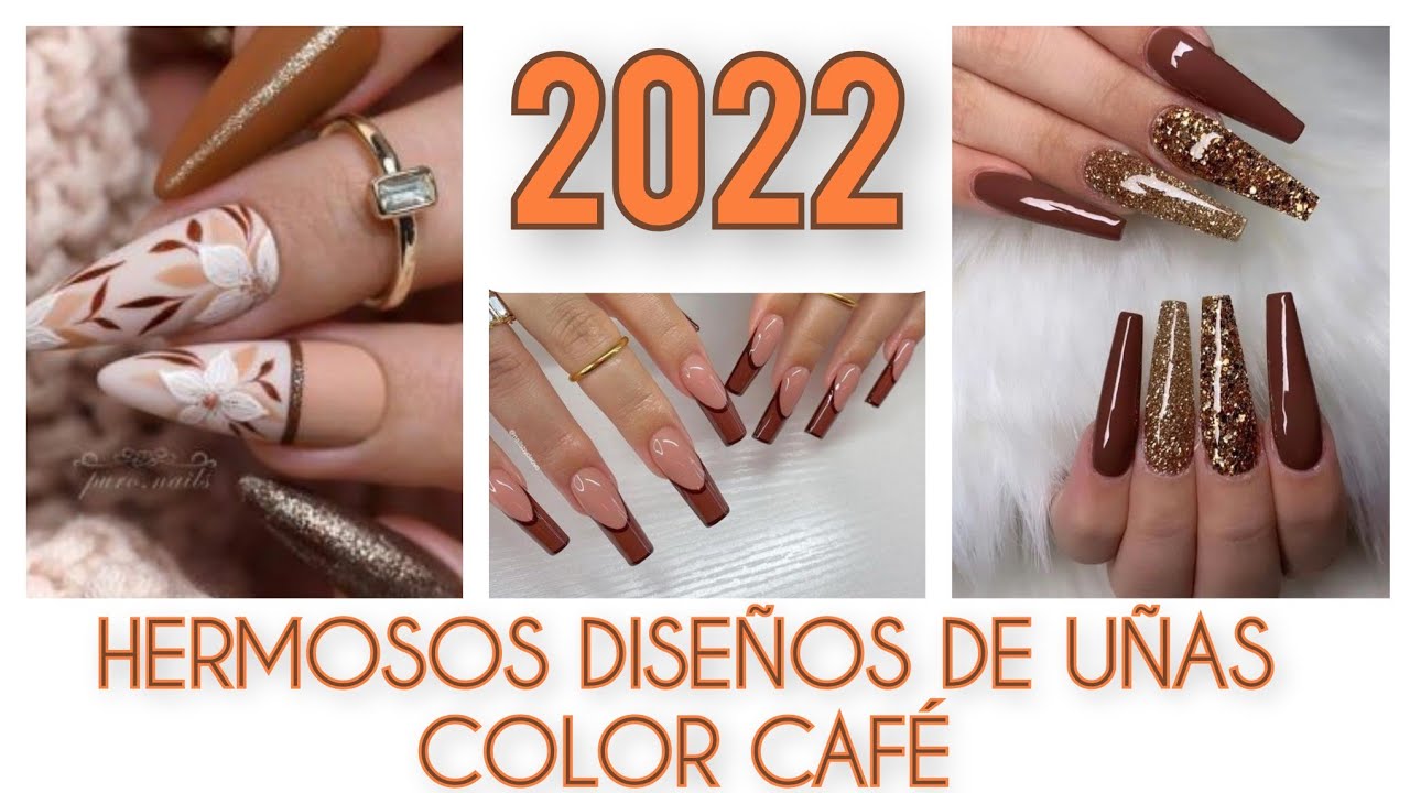 DISEÑOS DE UÑAS CAFE 2022#UÑASCAFE #UÑASDECORADAS #TENDENCIAENUÑASCAFE  #UÑASINVIERNO#trendsnails - thptnganamst.edu.vn