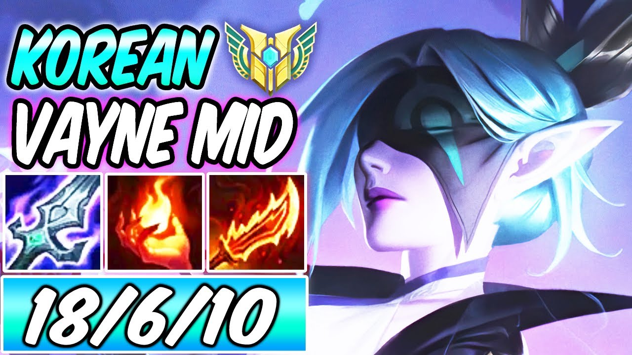 CLEAN KOREAN ON-HIT VAYNE MID DEALS INSANE DAMAGE | Best Build & Runes | League of Legends