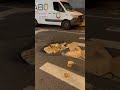 They really filled the pothole with bagels whatisnewyork fyp  foryoupage   tt whatisnewyork