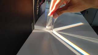 triangle prism  rainbow