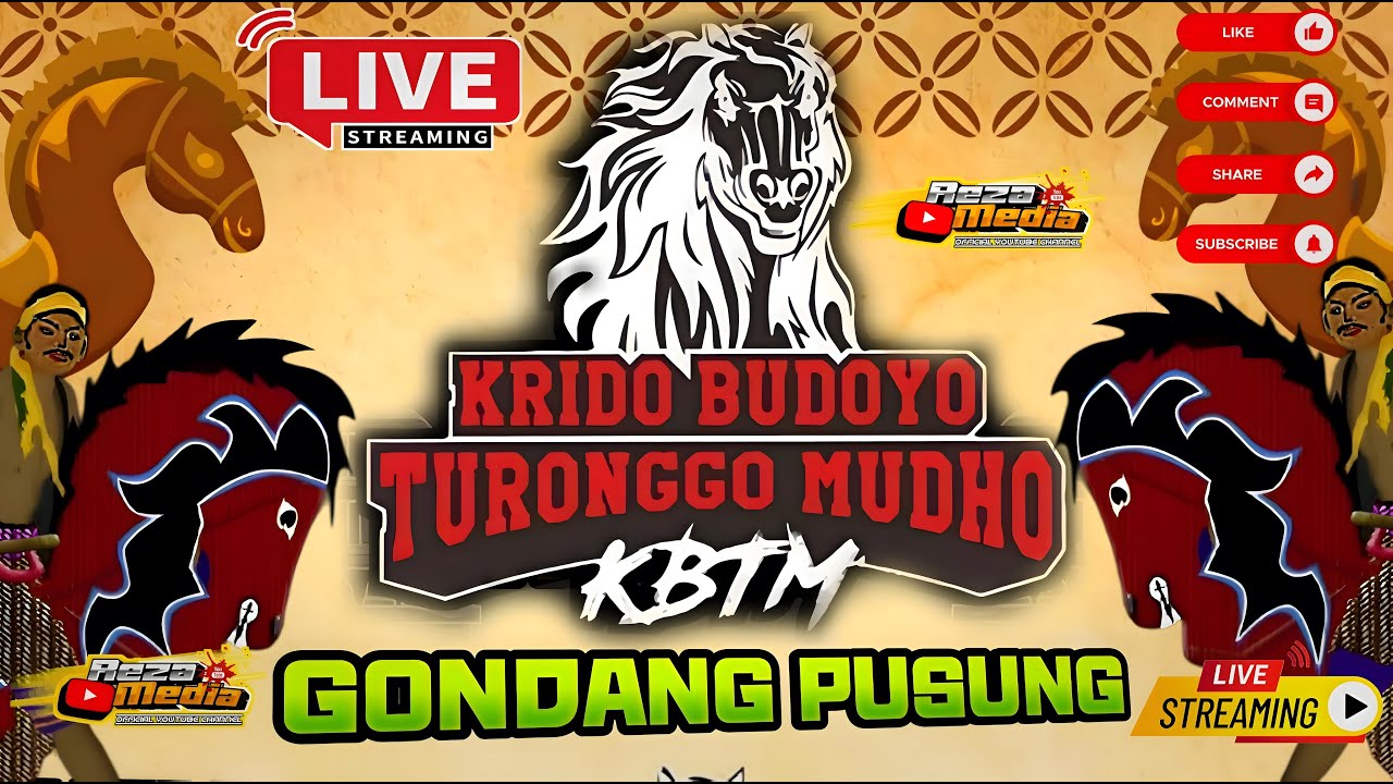 🔴 Live Kesenian Jathilan KBTM Gondang Pusung Streaming Jaranan Kuda Lumping di kebur Cangkringan