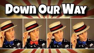 Down Our Way (1927) - Barbershop Quartet Polecat Song
