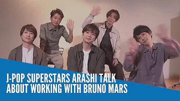 J-pop superstars ARASHI talk about working with Bruno Mars