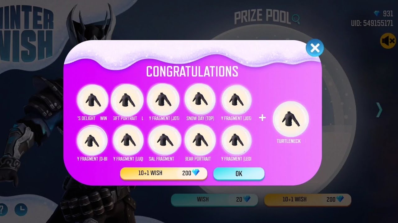 NEW WINTER WISH EVENT FREE FIRE SAMSUNG A3,A5,A6,A7,J2,J5,J7,S5,S6,S7,S9,A20,A30,A50,A70