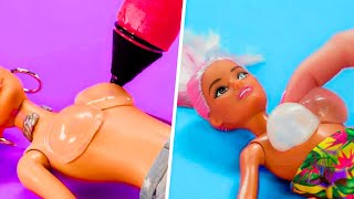 Stunning Process of Barbie Doll Transformations and Makeup Ideas 💄🌟 | Beauty Studio