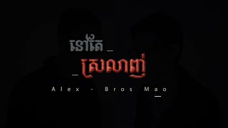 Lay Sovan Alex នៅតែស្រលាញ់  Ft Bros Mao Composer [Video lyric]