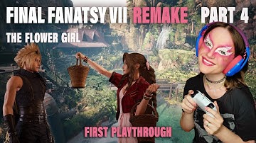 First Time Playing Final Fantasy VII Remake - Part 4 | Meet Cute with Aerith #gaming #ff7