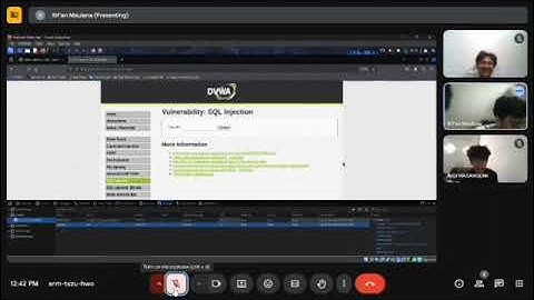 SimulasiSQL Injection dengan SQLMAP di kali linux dengan target DVWA #KeamananSistemdanSiberUDINUS