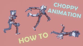 HOW TO DO CHOPPY ANIMATION IN BLENDER