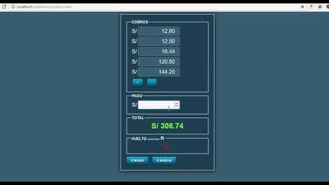 Calculadora Javascript HTML5