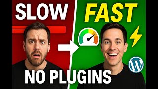 Speed Up WordPress FAST — No Plugins Needed! 2025 Full Guide