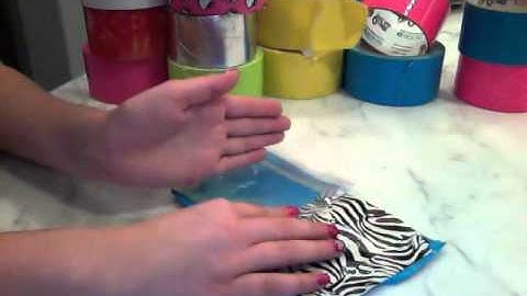 duct tape wallet part two