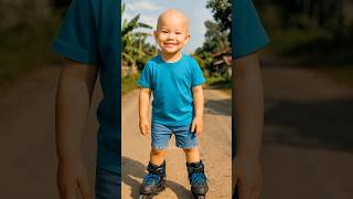 Adek Punya Sepatu Roda Seruu Bangett