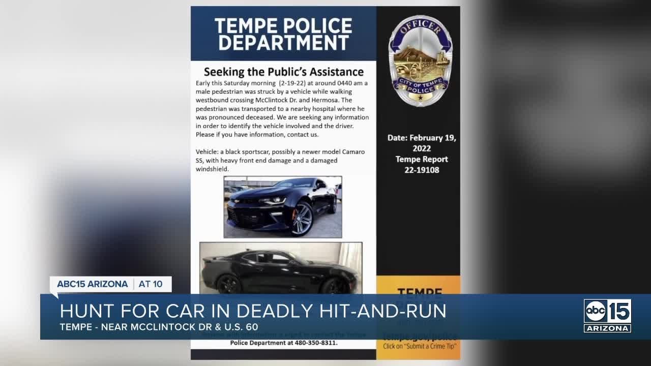 Police searching for driver in deadly hit-and-run crash - YouTube