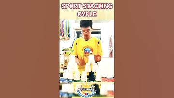A Fast Sport Stacking Cycle in 6.079 Seconds! #cupstacking #fast #shorts
