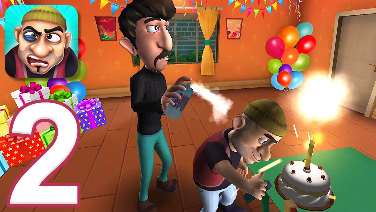 Scary Robber Home Clash — прохождение игры, часть 2 — уровни 6–10 (iOS, Android)