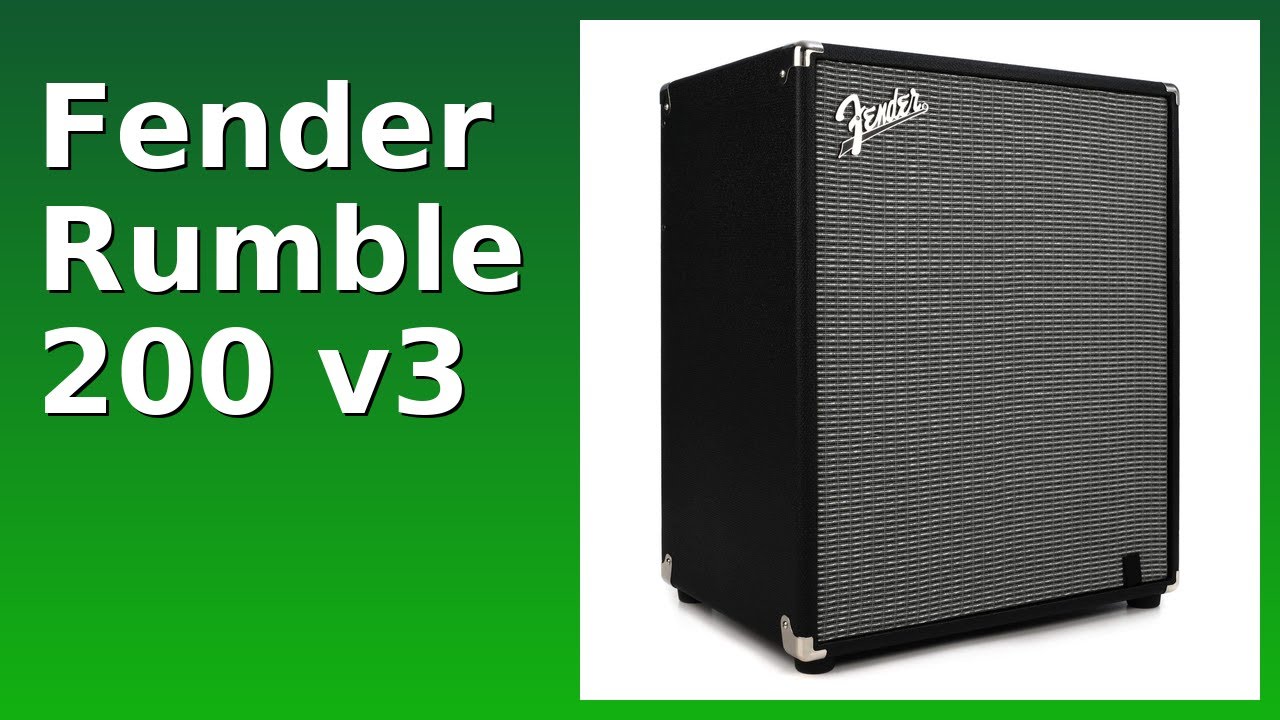 REVIEW (2026): Fender Rumble 200 v3. Features. - YouTube
