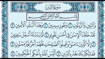 الشيخ سعود الشريم سورة التين - Saud Al Shuraim sourat Al Tin