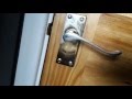 How to emergency exit a room with a broken door handle. Tool & Macgyver style methods