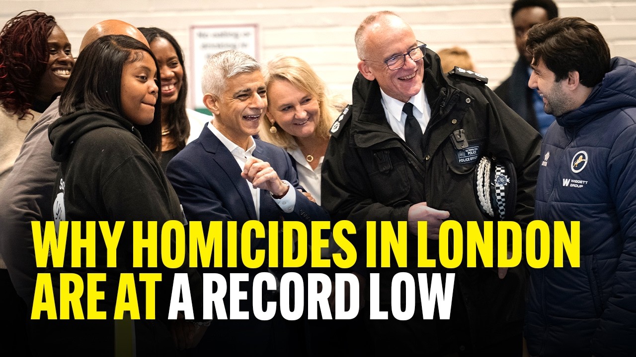 Record Low Homicide Rates in London