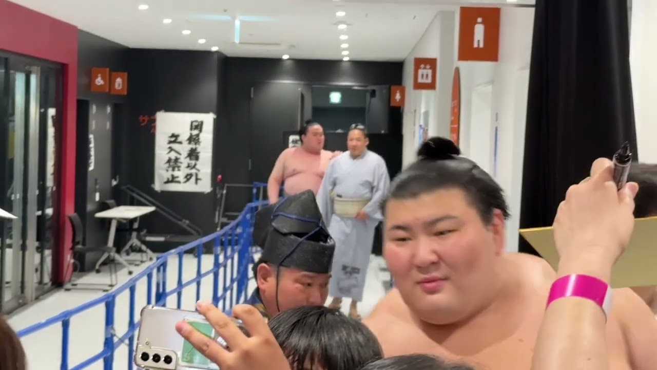 巡業》花道の高安 熱海富士 安青錦 翠富士【太田巡業】［OTA jungyo