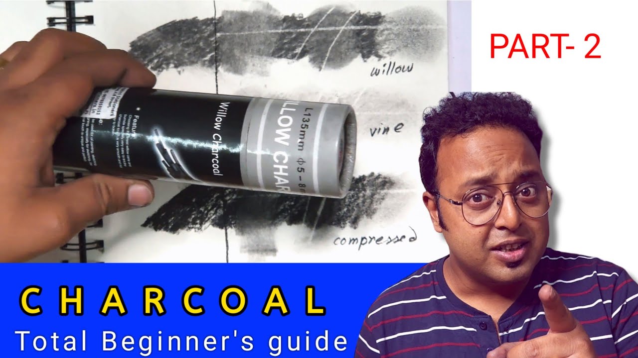 A guide to Charcoal Medium for Beginners in Bengali Part 2
