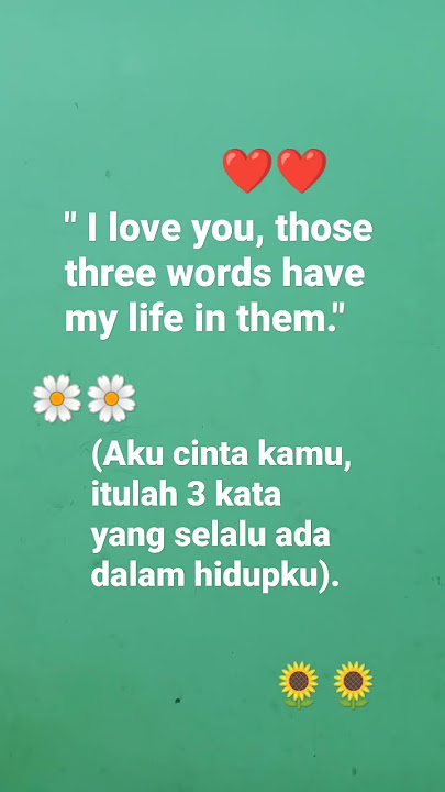 Kata mutiara cinta bahasa inggris #cinta #fyp #viral